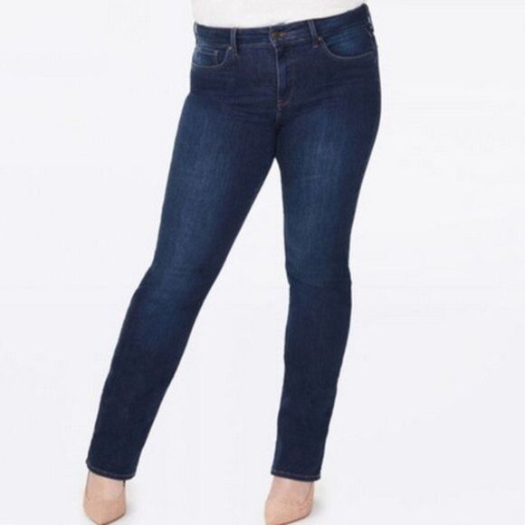 NYDJ Straight Leg Slim Fit Jeans - Picture 1 of 8